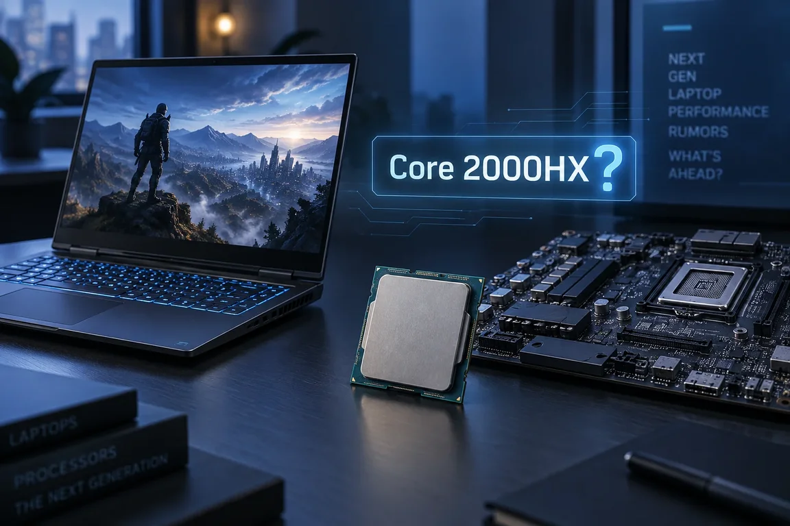 Notebook Image Style Intel Core 2000HX Leak: Raptor Lake Next Laptop CPUs, DDR4 and vPro Claims