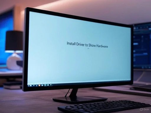 how to fix install driver to show hardware when installing windows 11