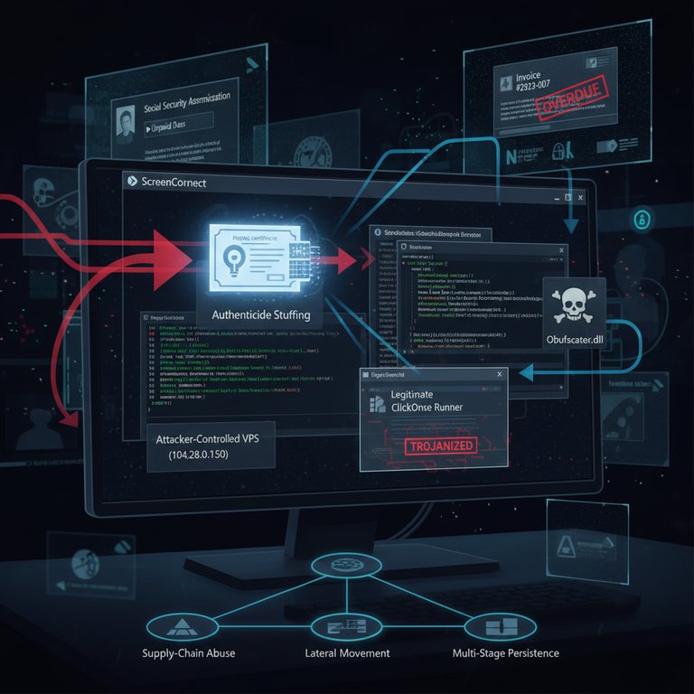 ScreenConnect Abuse: Threat Actors Use RMM as Initial Access