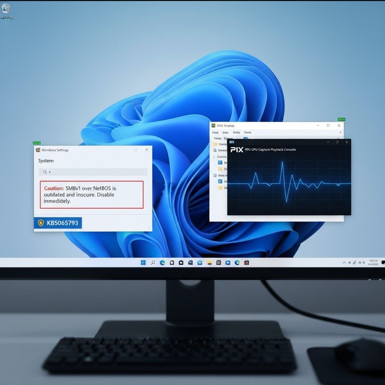 Windows 11 KB5065793 Insider Update Taskbar Fixes and SMBv1 Issues
