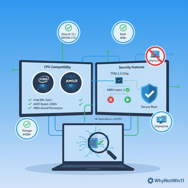 WhyNotWin11 Updates Sharpen Hardware Checks for Windows 11 Upgrades ...