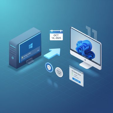 Old PC upgrading to Windows 11 with TPM 2.0 and Secure Boot checks.