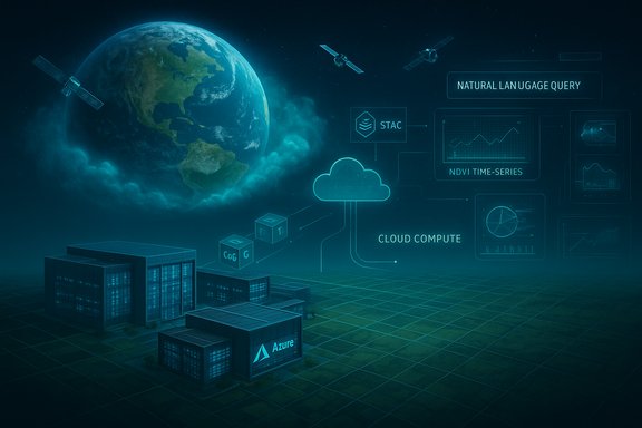 Azure cloud data centers power a global compute and analytics network.