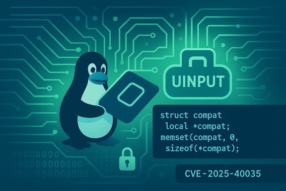 Linux penguin holds a chip amid circuitry, highlighting a CVE input-related security flaw.