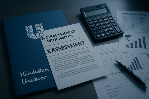 X assessment document for Hindustan Unilever, with calculator and graphs.
