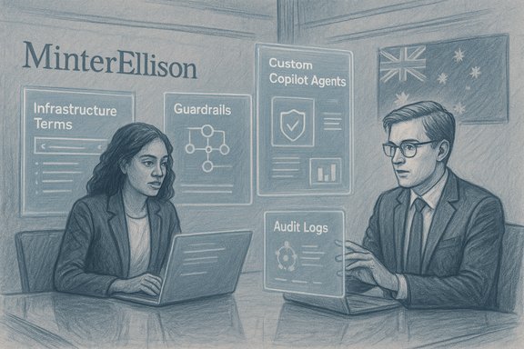 Two professionals discuss governance and compliance at a MinterEllison briefing.