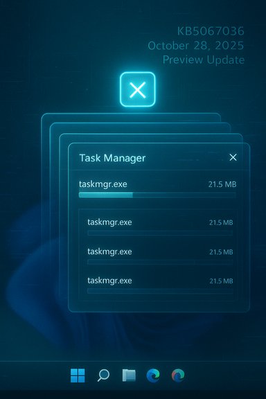 Glowing blue Windows Task Manager overlay showing several taskmgr.exe entries with progress bars. Glowing blue Windows Task Manager overlay showing several taskmgr.exe entries with progress bars.