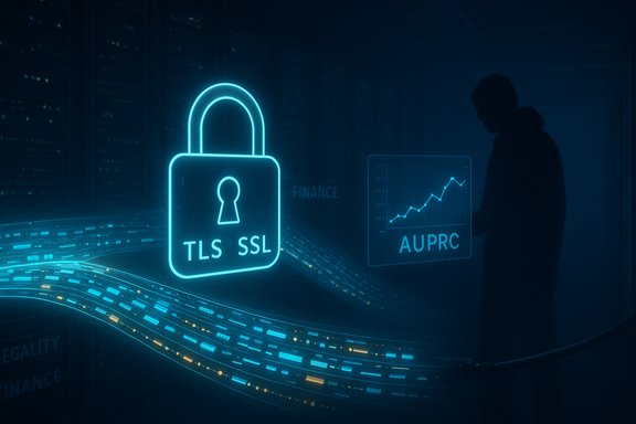 Neon TLS/SSL padlock signals secure data in a finance analytics setting.