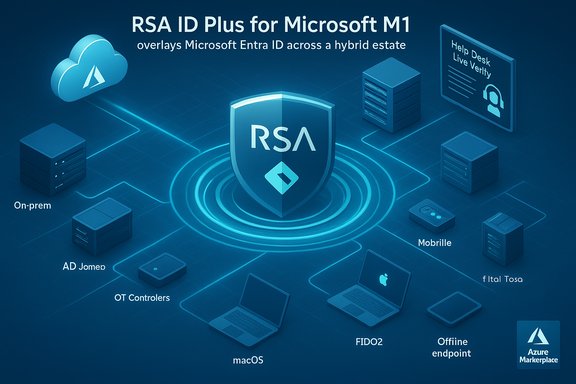 RSA ID Plus for Microsoft M1 overlays Microsoft Entra ID across a hybrid estate.