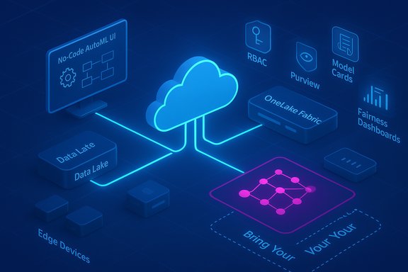 Neon isometric cloud data fabric linking edge devices, data lakes, and AI tools. Neon isometric cloud data fabric linking edge devices, data lakes, and AI tools.