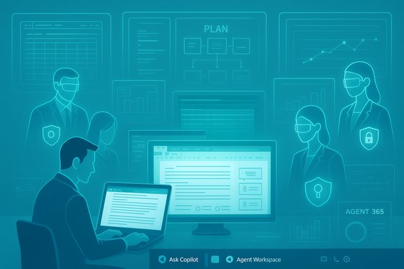 Team wearing masks works at computers amid glowing dashboards and charts in a blue data command room.