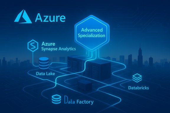 Azure data analytics architecture featuring Data Lake, Data Factory, Synapse Analytics, and Databricks.