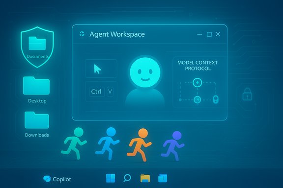 A futuristic holographic agent workspace with folders, a smiling avatar, and a model context protocol. A futuristic holographic agent workspace with folders, a smiling avatar, and a model context protocol.