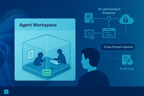 Agent Workspace: two agents in a cubicle, with model context flow and cross-prompt injection. Agent Workspace: two agents in a cubicle, with model context flow and cross-prompt injection.