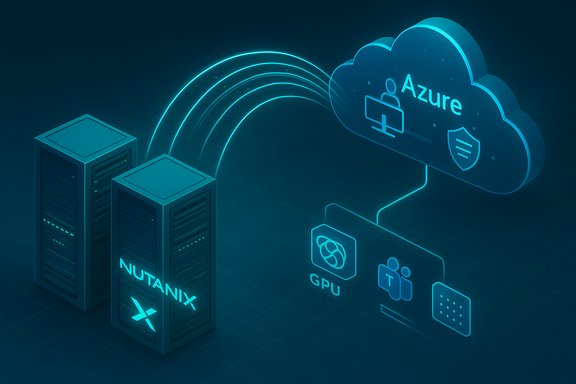 Nutanix servers connect to Azure cloud for GPU-enabled workloads. Nutanix servers connect to Azure cloud for GPU-enabled workloads.
