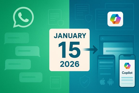 January 15, 2026: Copilot launches across devices.