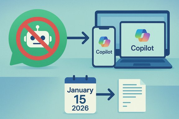 No bots: Copilot arrives on phones, tablets, and laptops starting January 15, 2026.