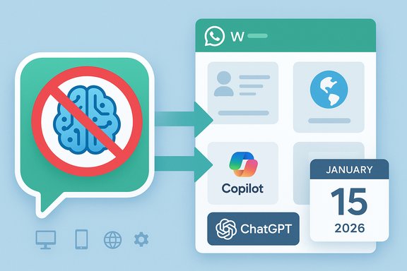 Illustration showing a “no brain” symbol over a chat UI with AI tools like ChatGPT and Copilot. Illustration showing a “no brain” symbol over a chat UI with AI tools like ChatGPT and Copilot.