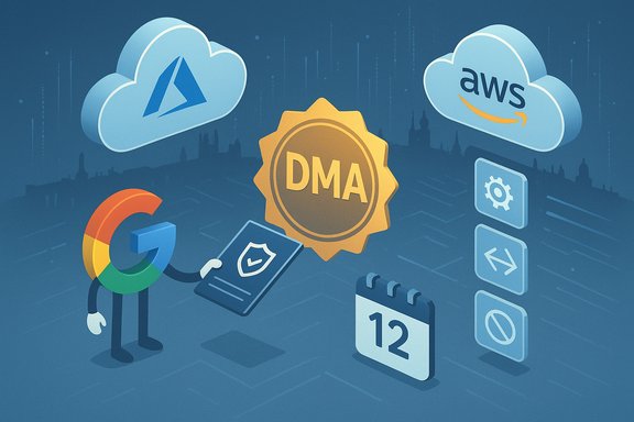 DMA oversees cross-cloud data across AWS, Azure, and Google Cloud.