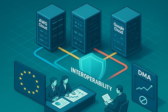 EU policymakers discuss cloud interoperability among AWS and Google Cloud under the DMA.