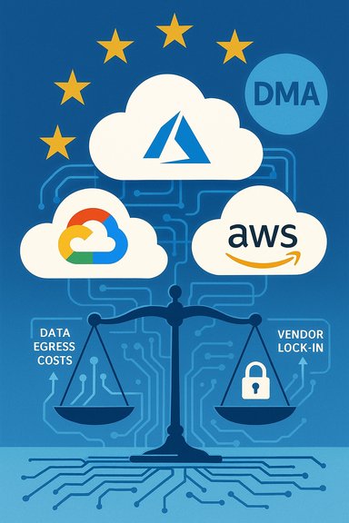 EU cloud regulators weigh data egress costs against vendor lock-in for AWS, Azure, and Google Cloud.