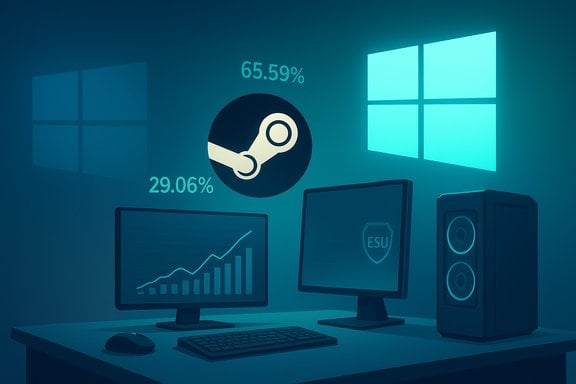 Windows 10 End Of Support 2025 Steam Data Shows Slow Windows 11 Uptake 85237 