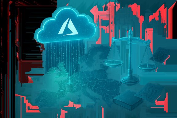 EU cloud computing and data law, scales of justice over a map of Europe. EU cloud computing and data law, scales of justice over a map of Europe.