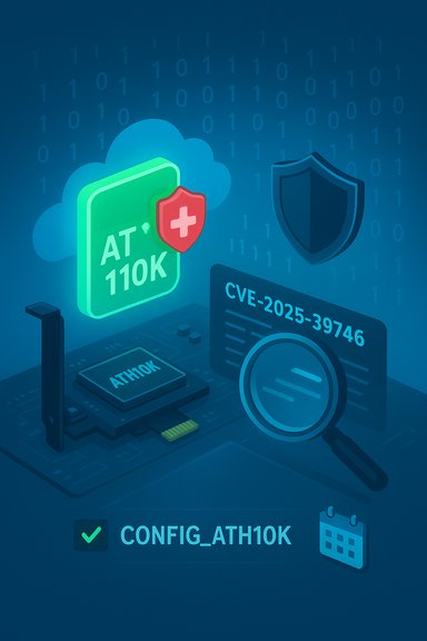 Blue tech illustration of cloud security, CVE patching, and ATH10K config. Blue tech illustration of cloud security, CVE patching, and ATH10K config.
