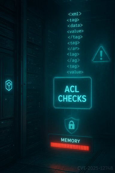 Neon-lit server room displaying ACL checks with glowing XML tag lines. Neon-lit server room displaying ACL checks with glowing XML tag lines.