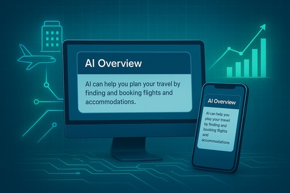 AI Overview: AI helps plan travel by finding and booking flights and accommodations.
