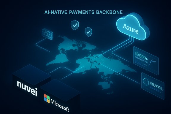 AI-native payments backbone linking Nuvei and Microsoft to the Azure cloud worldwide.