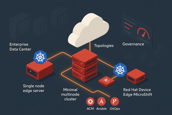 Edge-to-cloud infrastructure: enterprise data center, minimal multi-node cluster, and governance.