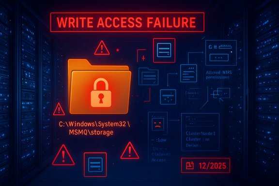 windowsforum-msmq-write-access-failures-in-december-2025-esu-rollups-mitigations-and-risks.webp