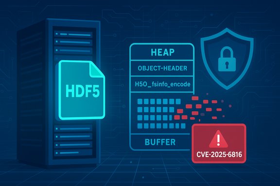 windowsforum-hdf5-cve-2025-6816-heap-overflow-risks-fixes-and-mitigations.webp
