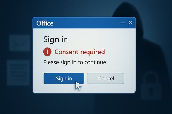 A sign-in dialog demanding consent, with a highlighted Sign in button.
