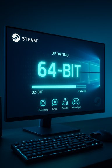 Steam Drops 32 Bit Windows Support 64 Bit Only From Jan 2026 Windows 87990 