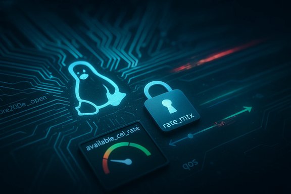 Glowing blue circuit board with the Linux penguin beside a padlock, symbolizing cyber security.