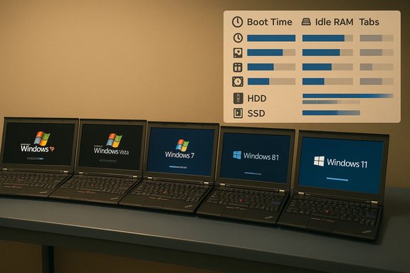 Windows 11 Finishes Last in Speed Test Across Six Windows