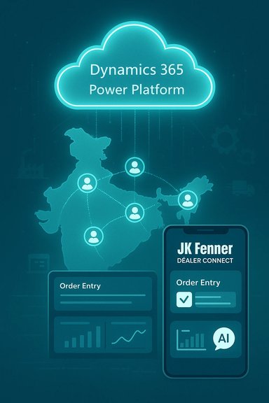 Cloud-based Dynamics 365 Power Platform connects dealers across India.