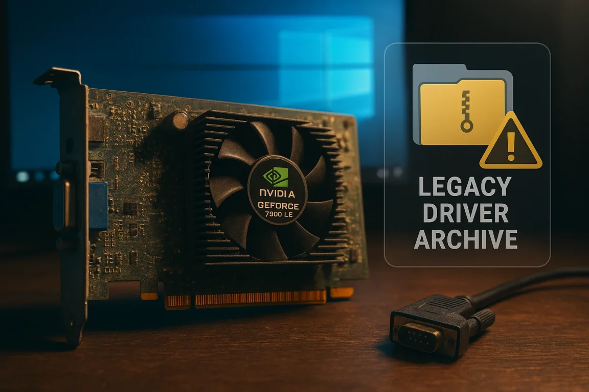 Running GeForce 7500 LE on Windows 10: Safe Drivers and Upgrades