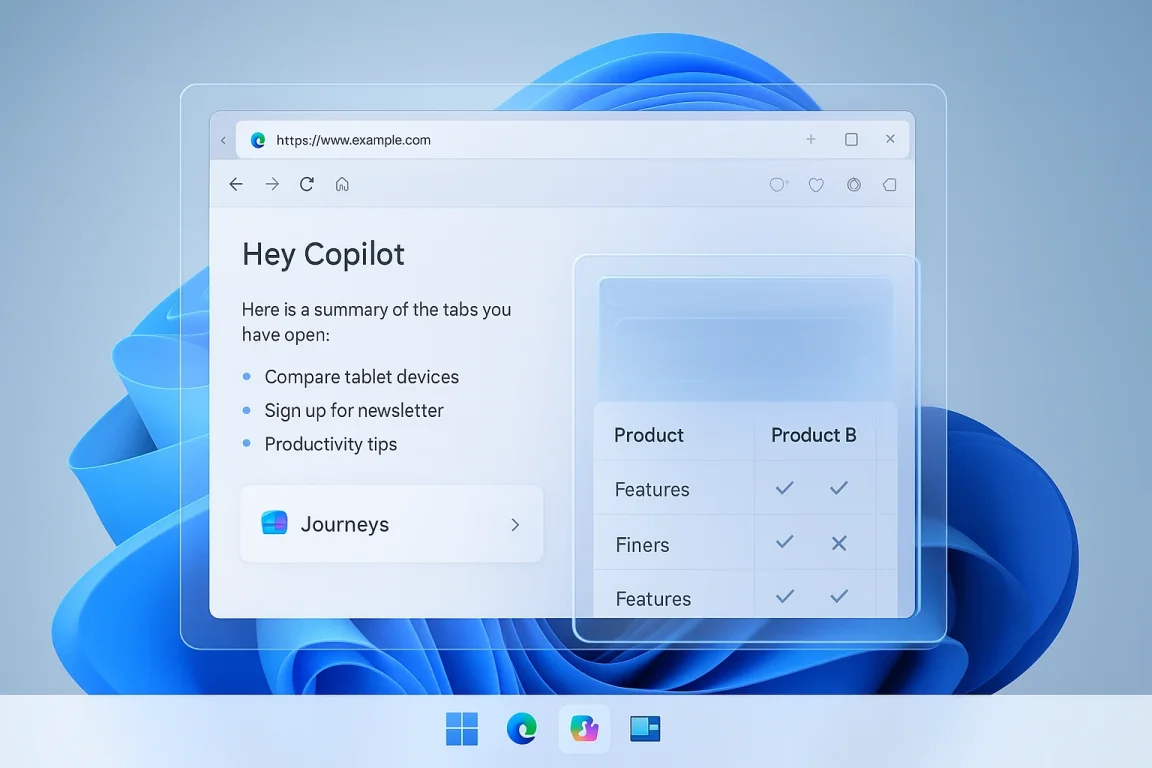 Copilot on Windows 11 & Edge: AI Assistants, Tips, Governance