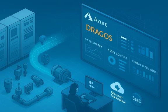 Azure Dragos OT security dashboard analyzes telemetry and threat intelligence for industrial assets. Azure Dragos OT security dashboard analyzes telemetry and threat intelligence for industrial assets.