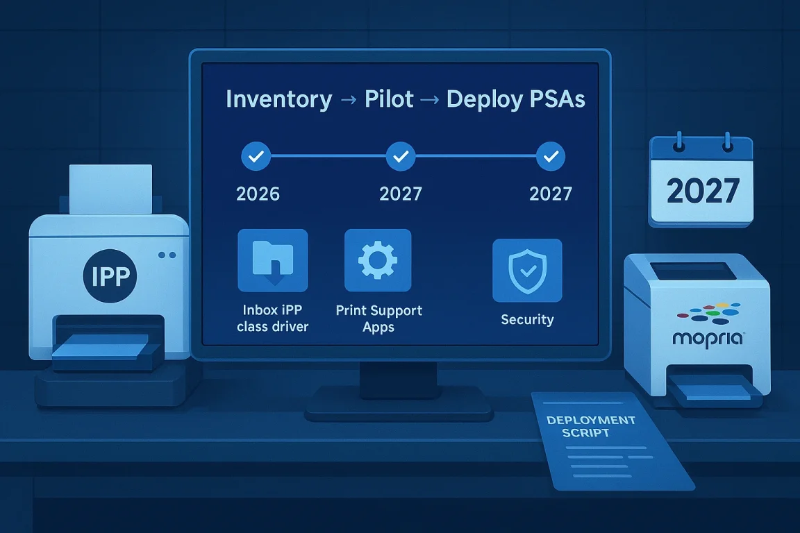 Microsoft Ends Legacy Printer Drivers Plan Your 20262027 Migration