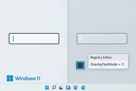 Windows 11 desktop split view: login box on the left, Registry Editor overlay on the right.