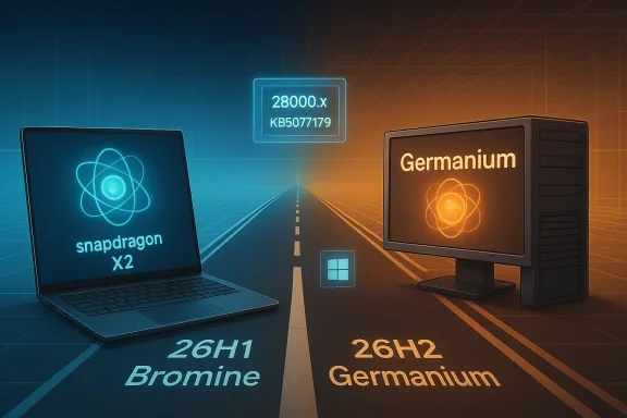 Snapdragon X2 laptop vs Germanium desktop in a futuristic tech showdown. Snapdragon X2 laptop vs Germanium desktop in a futuristic tech showdown.