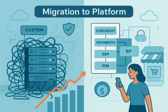 Migration to Platform: from tangled legacy systems to a modular, cloud-based suite.