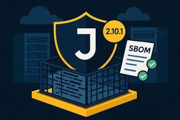 Java security shield guarding SBOM and cloud software supply chain.