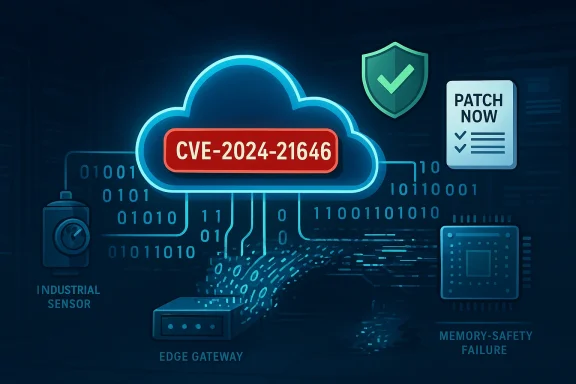 Cloud-based CVE-2024-21646 vulnerability highlighted; patch now to secure edge devices.