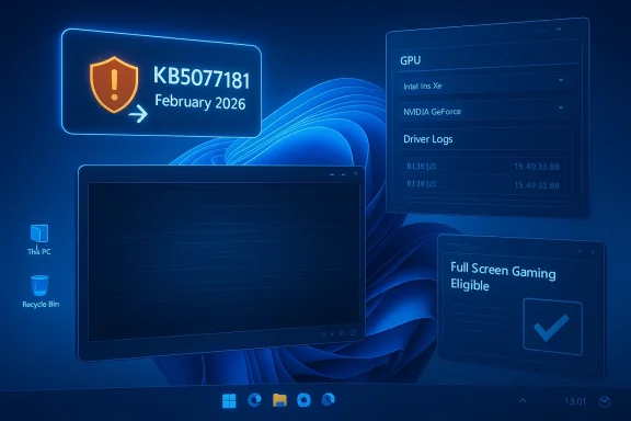 Futuristic blue Windows desktop with floating holographic panels showing system info.