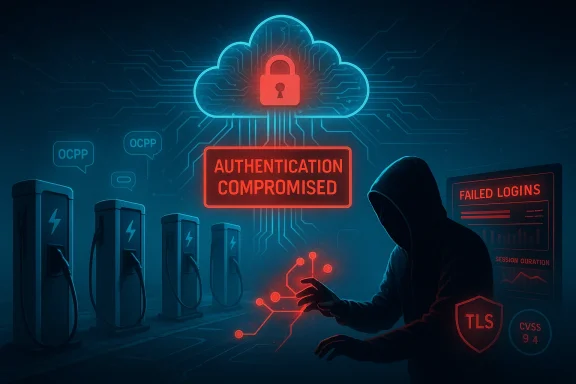 A hooded hacker breaches cloud authentication as a red “Authentication Compromised” warning glows.